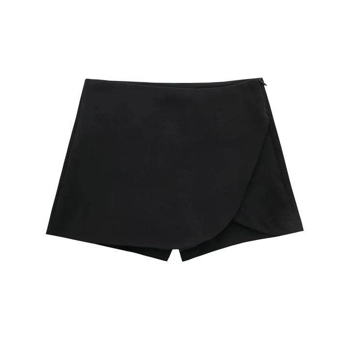 Trendy women's high waist asymmetric mini skirt. Modern design & flattering fit for chic summer outfits.