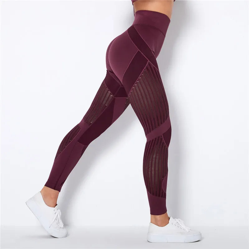 Women's high-waist seamless sculpting leggings for comfortable workout & gym wear. Perfect activewear.