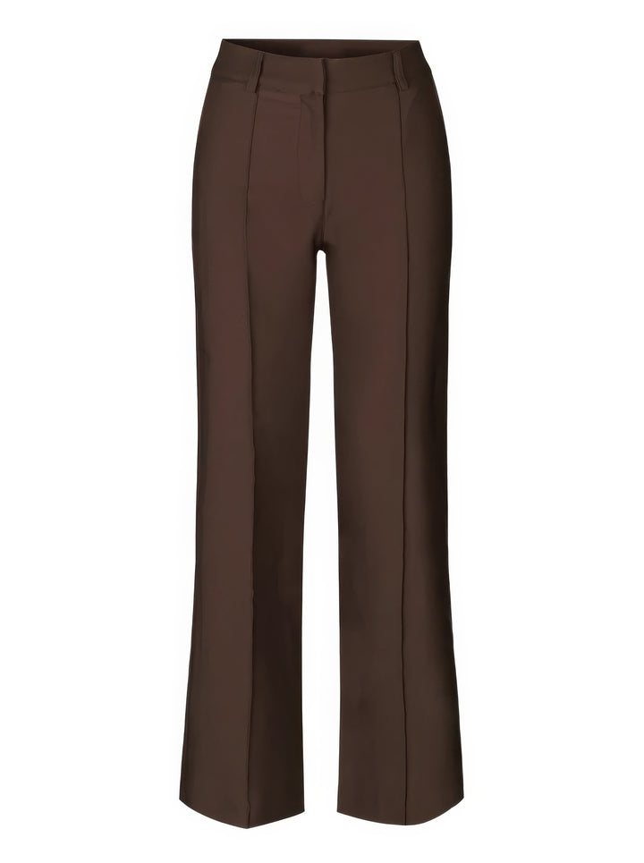 Women's comfortable high-waist wide-leg pants, perfect for all-day wear while maintaining an elegant, stylish look.