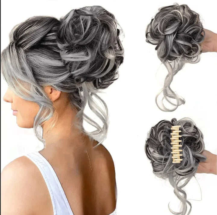 Instant voluminous bun clip, designed for women's easy & stylish hair updos.