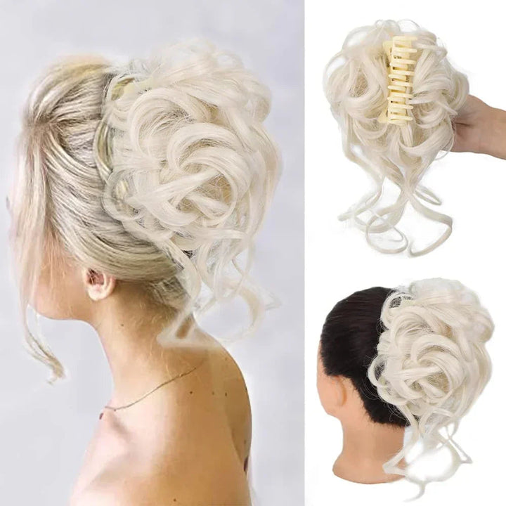 Women's quick style hair bun clip, perfect for effortless voluminous updos.