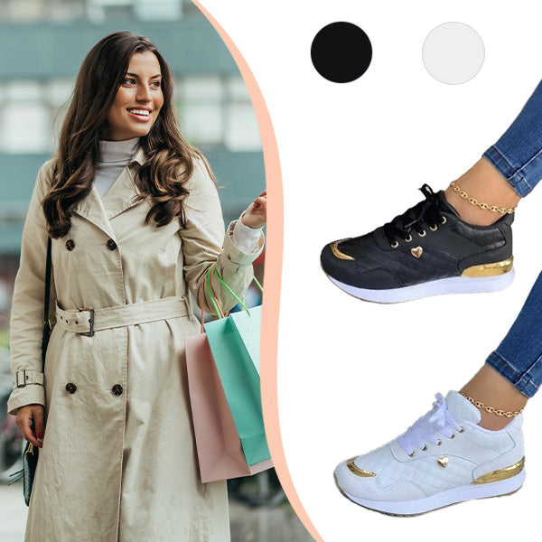 Modern style Isla women's sneakers, offering supportive comfort for daily lightweight footwear.