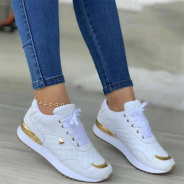 Modern Isla women's sneakers, comfortable & lightweight for trendy everyday walking shoes.