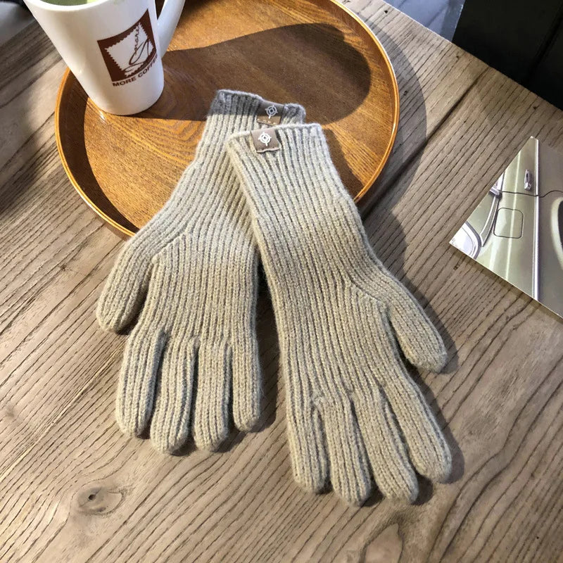 Isolde warm cotton touchscreen gloves for women, a fashionable accessory for winter & daily device use.