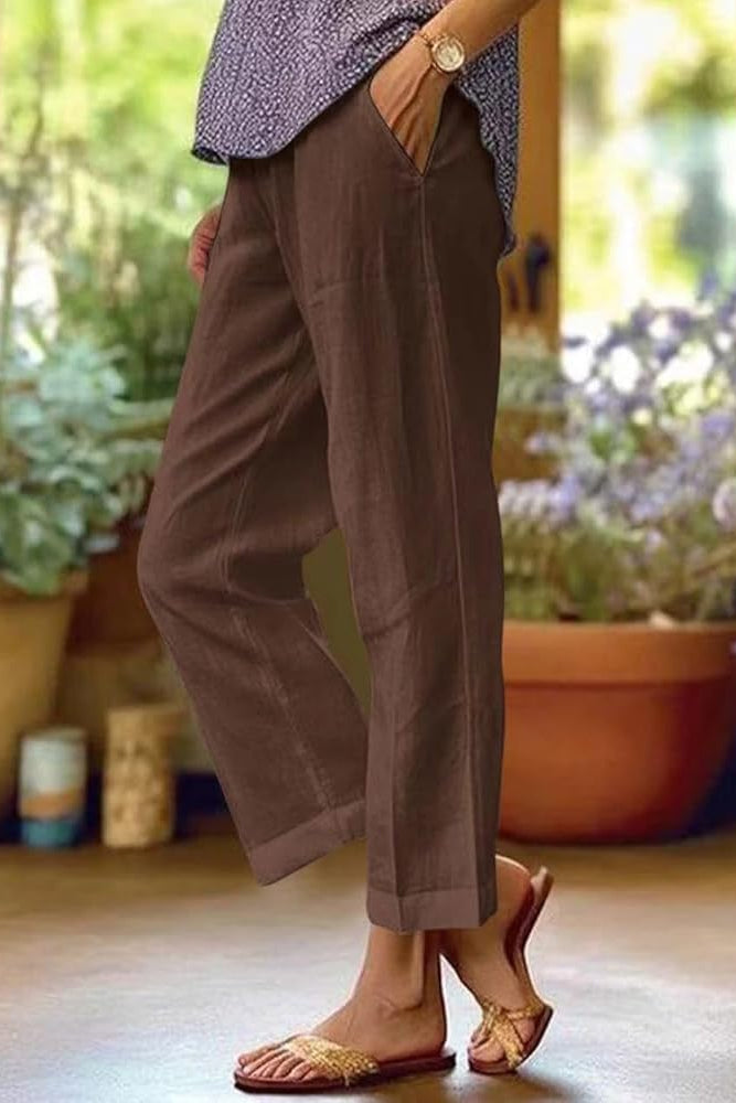 Lightweight & breathable women's flowy summer pants, designed for ultimate comfort and casual elegance.