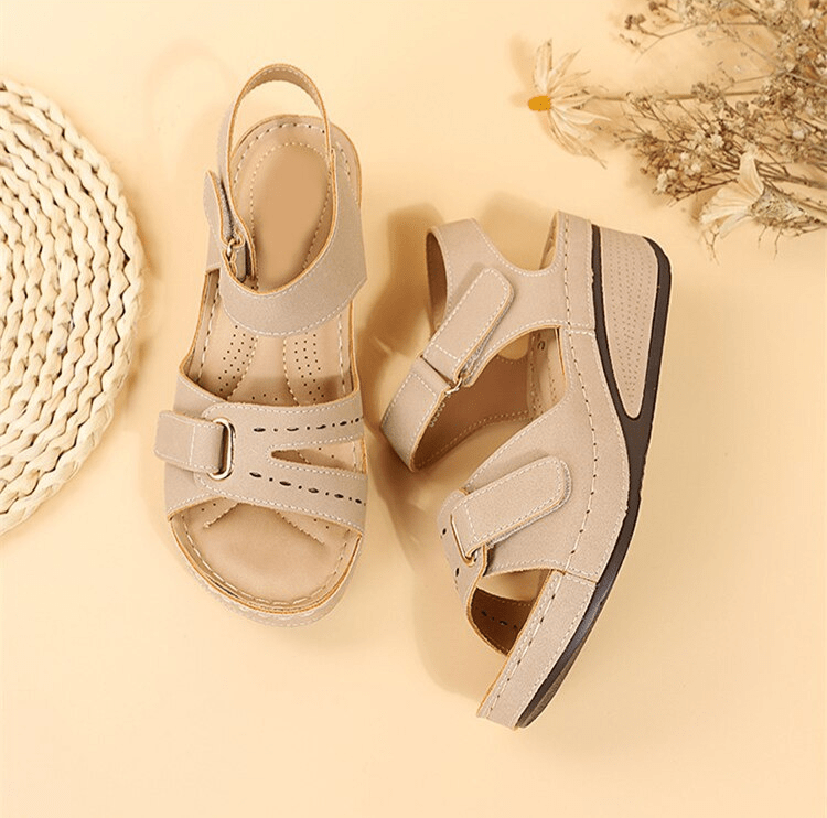 Women's casual sandals with an adjustable strap for a secure and comfortable fit