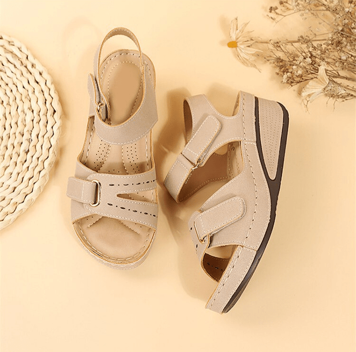 Women's casual sandals with an adjustable strap for a secure and comfortable fit