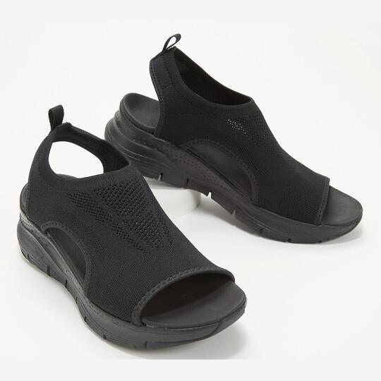 Arch support orthopedic sandals for women, ensuring pain relief & foot health, lightweight design
