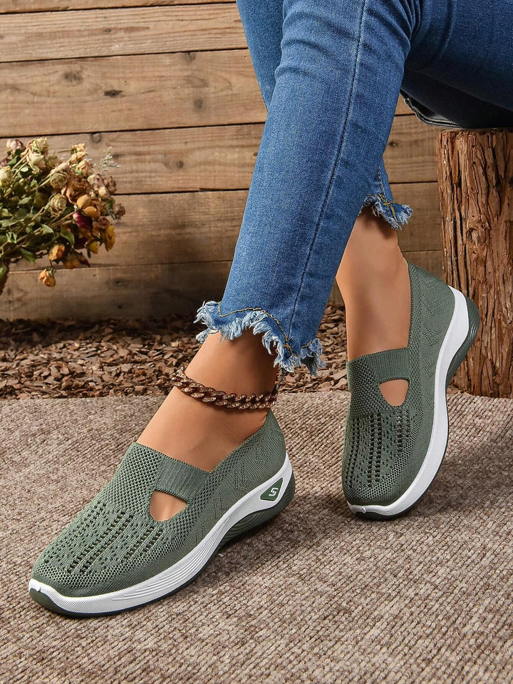Women's comfort shoes, lightweight and breathable slip-on design for orthopedic support.