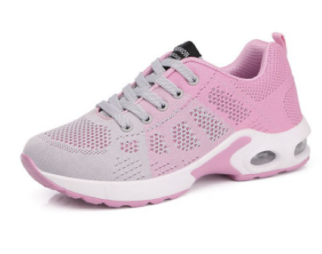 Women's casual walking shoes; durable, lightweight & feature a comfortable air cushion.