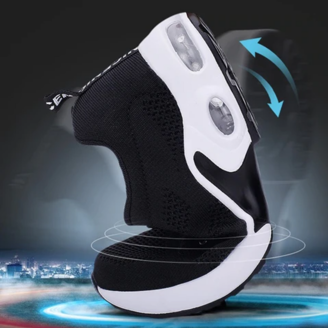 Breathable women's sneakers, ideal for daily walks & casual athletic activities.