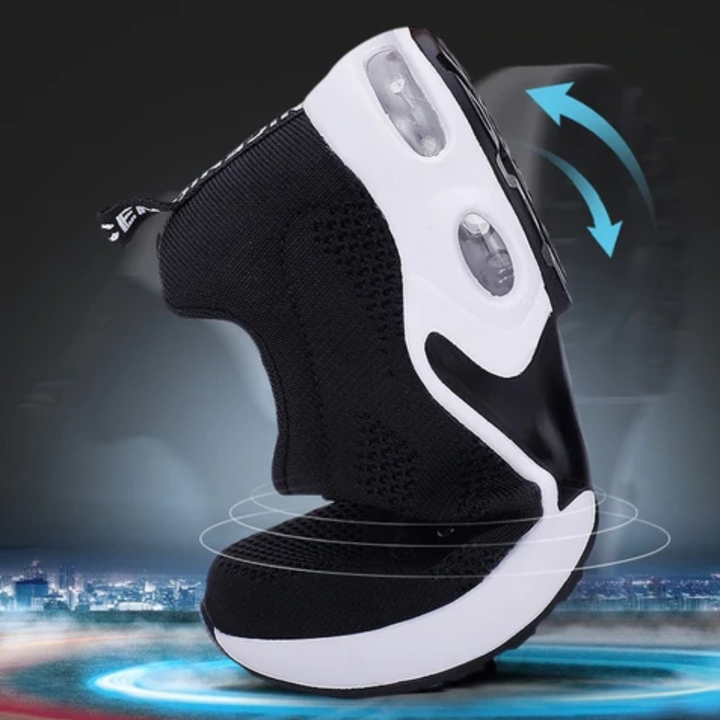 Breathable women's sneakers, ideal for daily walks & casual athletic activities.