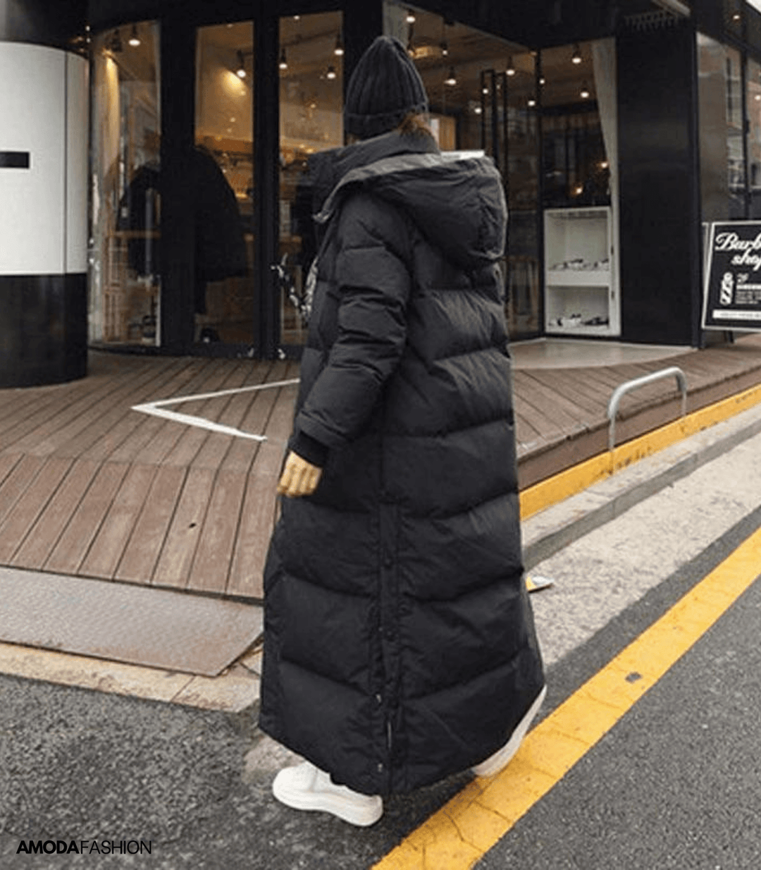 Weatherproof Luna Oversized Women's Winter Parka, a warm and stylish long jacket for extreme cold weather.