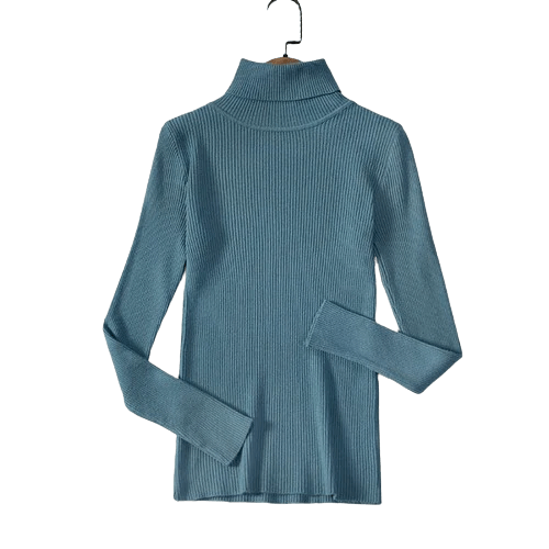 Everyday luxury: Women's retro cashmere sweater, soft long sleeve knit, perfect for cozy style.