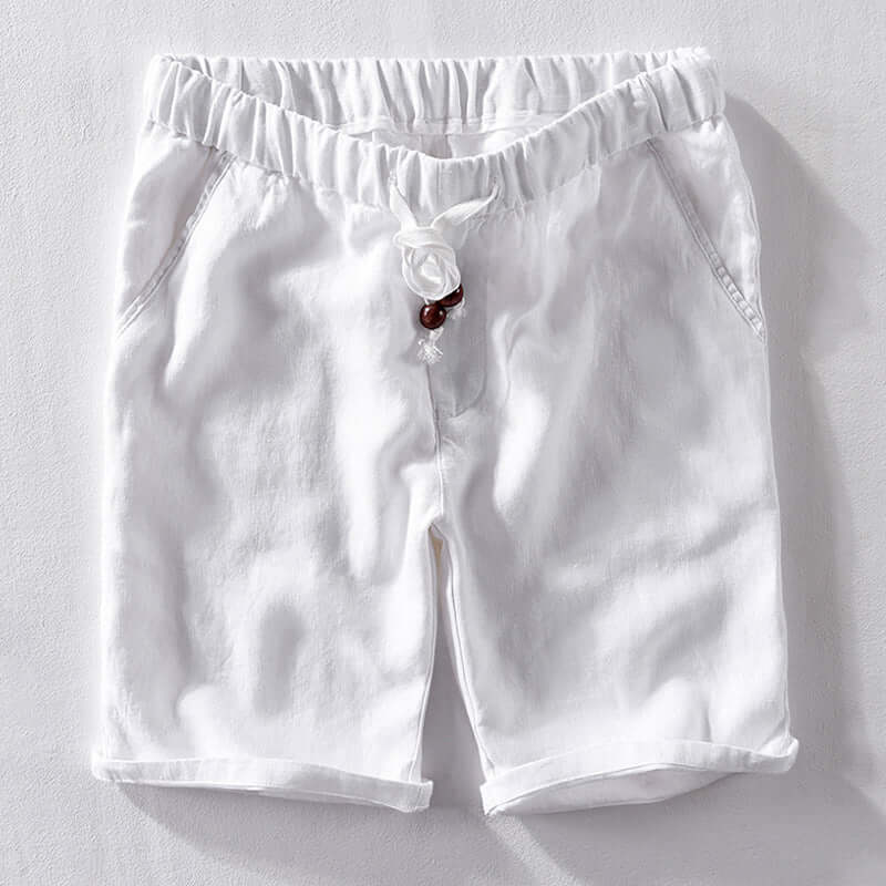 Comfortable women's mid-rise shorts with practical pockets, great for warm weather & casual wear.