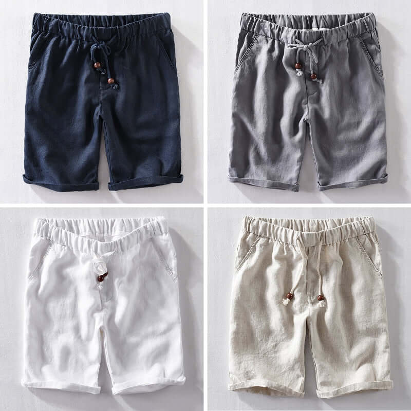 Women's mid-rise casual shorts featuring deep pockets, designed for ultimate comfort & warm weather style.