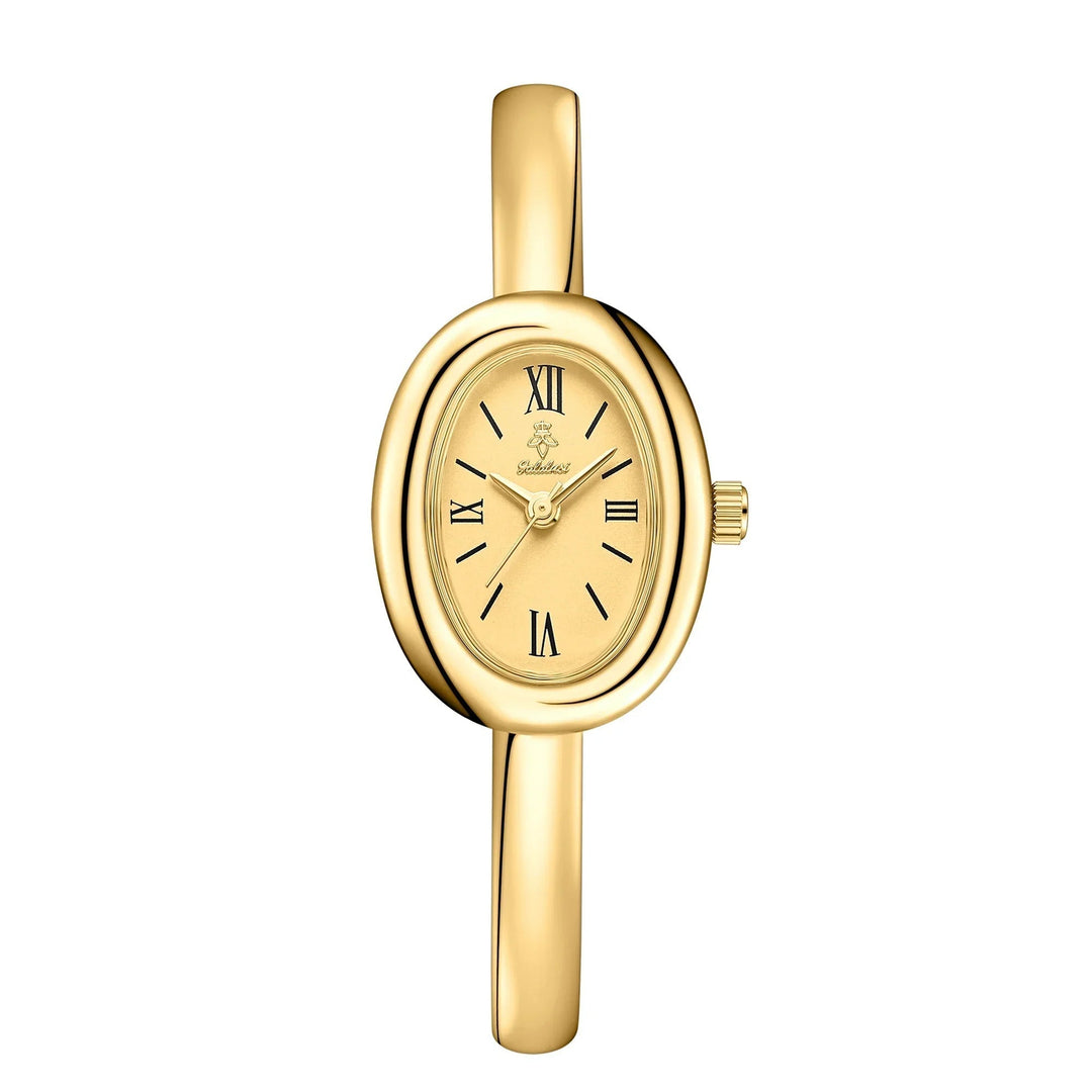 Minimalist women's watch with a sleek stainless steel design, a classic and elegant ladies timepiece.