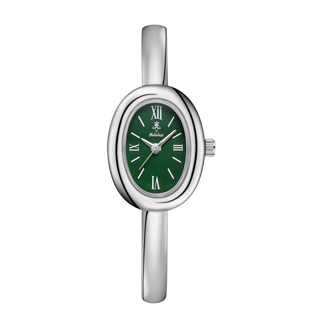 Ladies minimalist stainless steel watch, elegant gold timepiece, perfect for sophisticated everyday fashion.