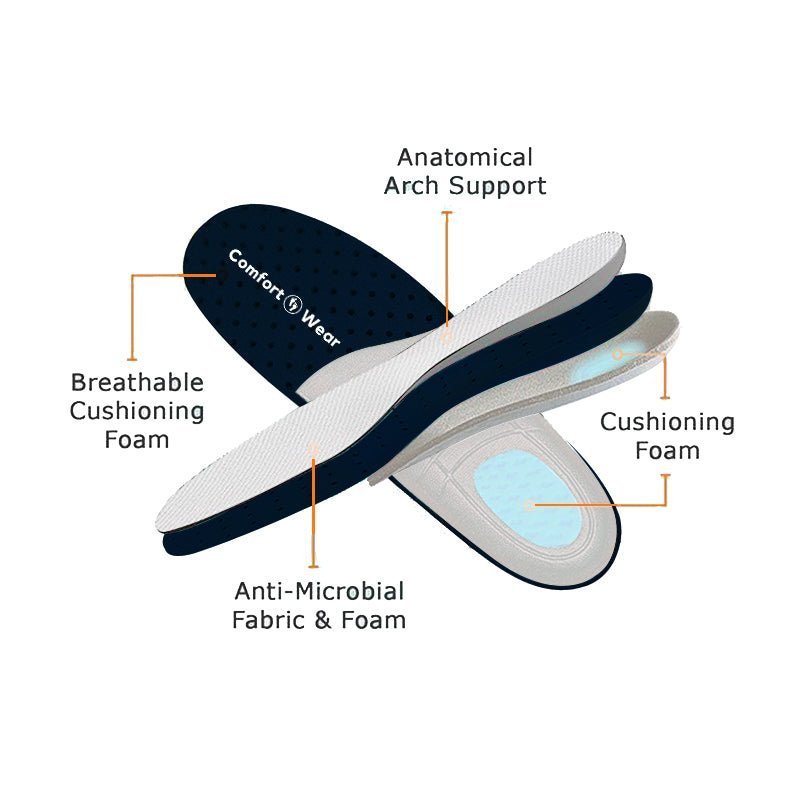 Lightweight women's non-slip orthopedic shoes, stretch knit for ultimate flexibility