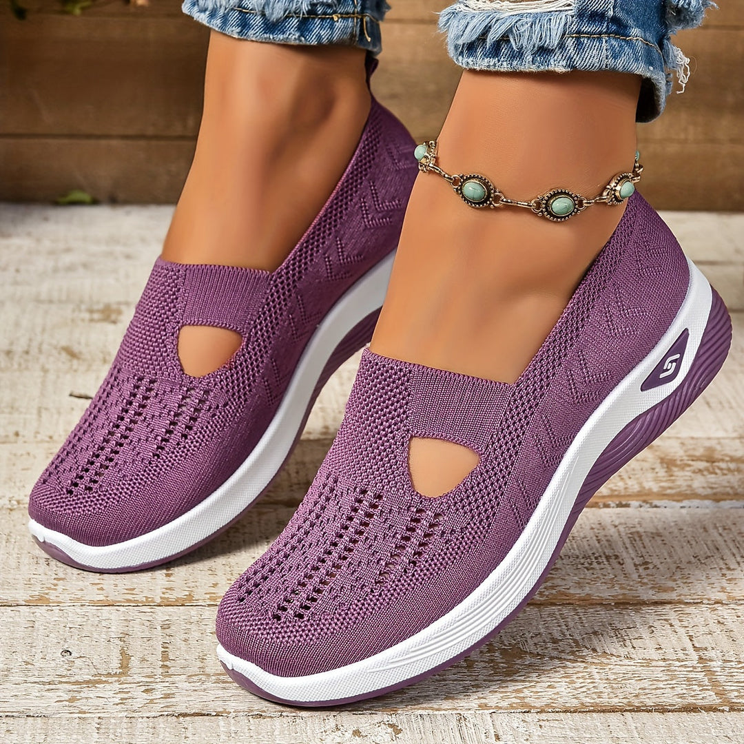 Women's orthopaedic slip-on shoes with supportive soles, arch support for all-day comfort.