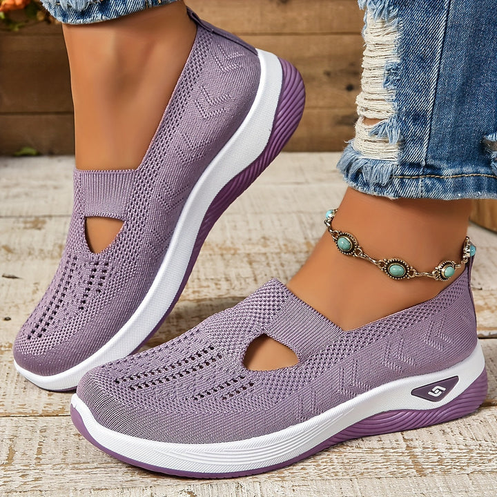 Women's easy-wear orthopaedic slip-on shoes, perfect for casual everyday comfort & foot health.