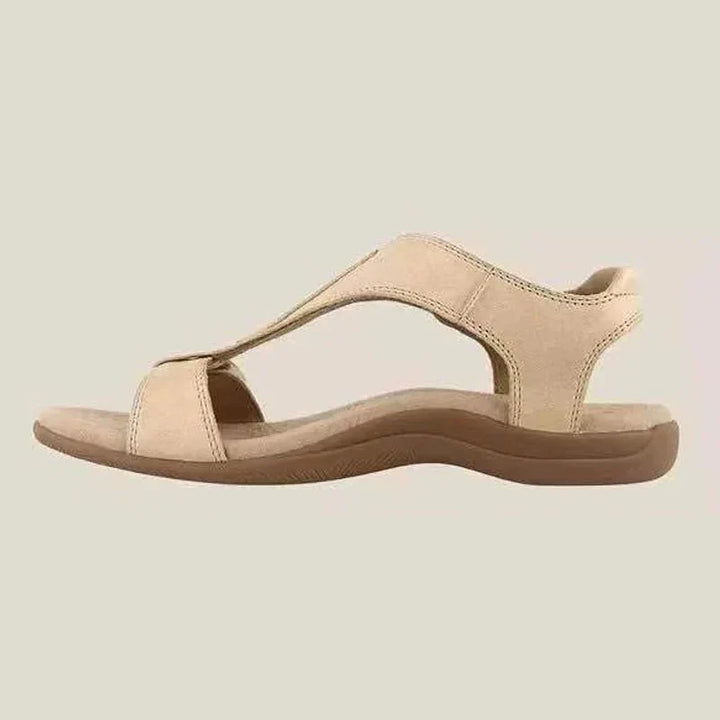 Comfortable women's orthopedic sandals with arch support. Provides foot pain relief & summer style.