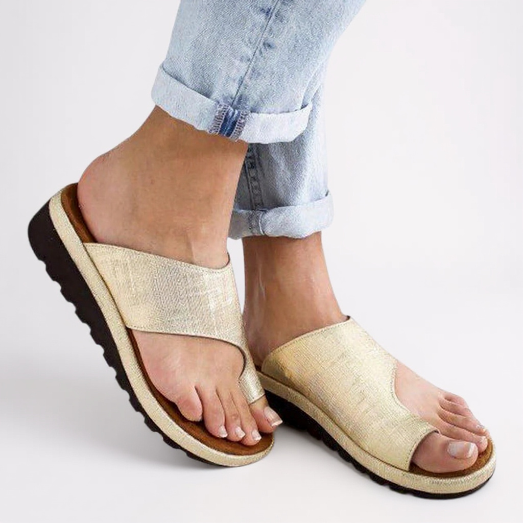Stylish orthopedic sandals for women, designed for bunion relief & foot pain relief with excellent arch support.