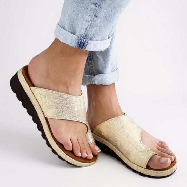 Stylish orthopedic sandals for women, designed for bunion relief & foot pain relief with excellent arch support.