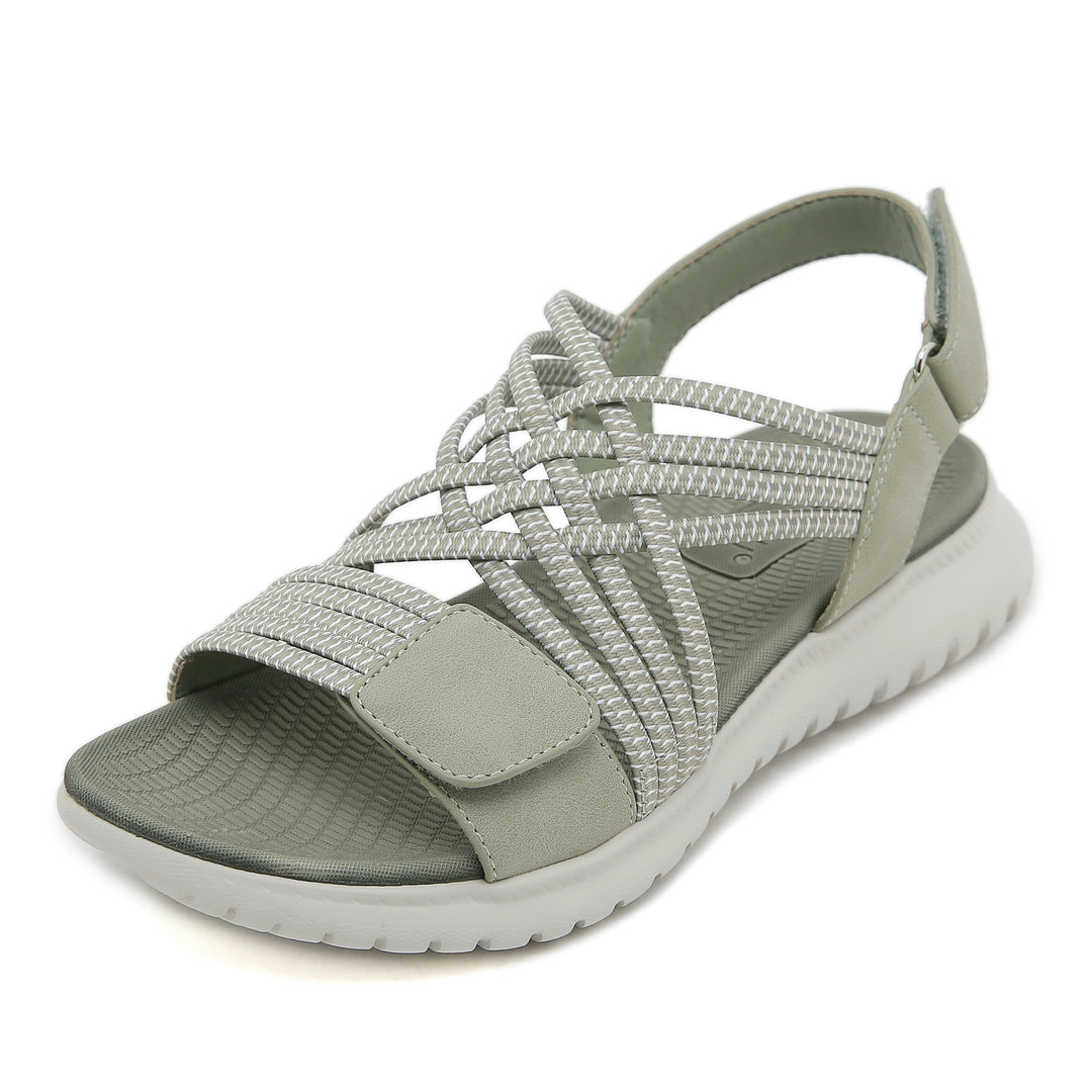 Stylish women's comfort sandals, adjustable straps & ergonomic design.