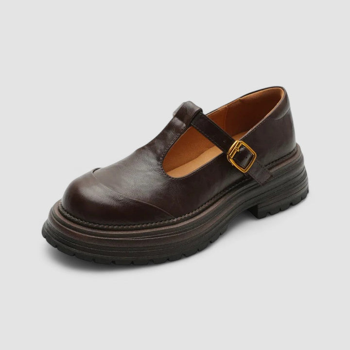 Stylish women's Mary Jane comfort shoes with orthopedic arch support, perfect for walking & daily wear.