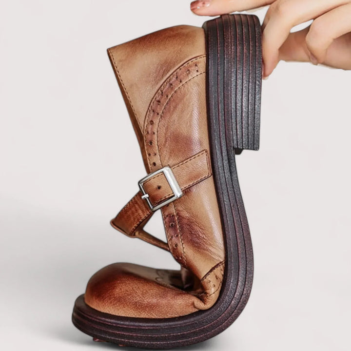 Orthopedic women's Mary Jane shoes, designed for maximum comfort, arch support, and elegant daily wear.