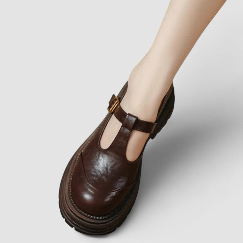 Adjustable Mary Jane shoes for women, providing orthopedic comfort, stable support, and foot pain relief.