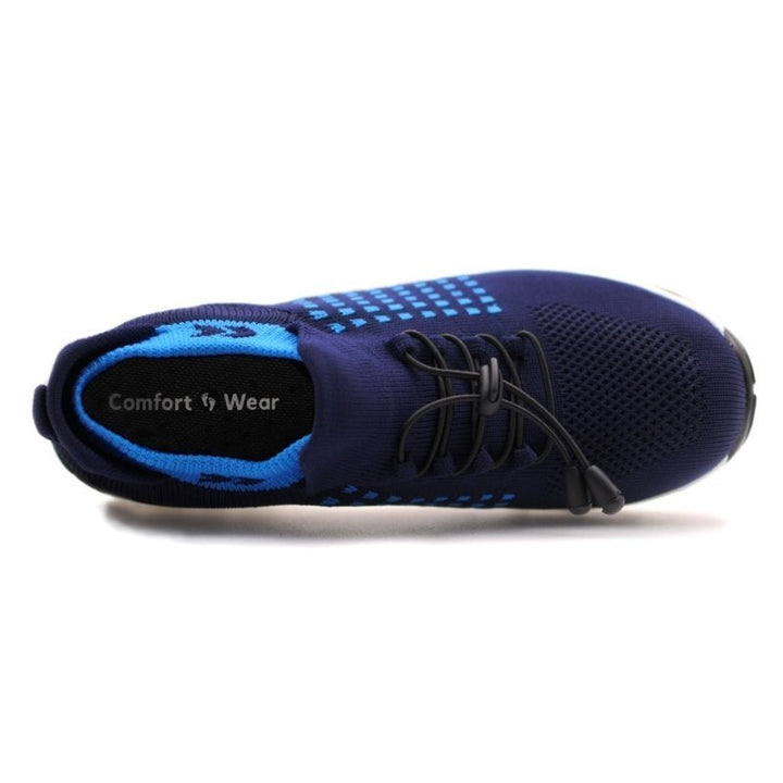 Foot pain relief women's sneakers, stretch knit for flexible comfort
