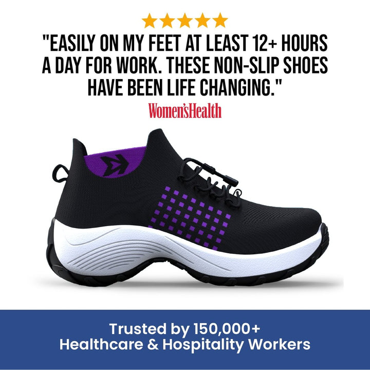 Women's comfortable sneakers, designed for foot pain relief and cushioning