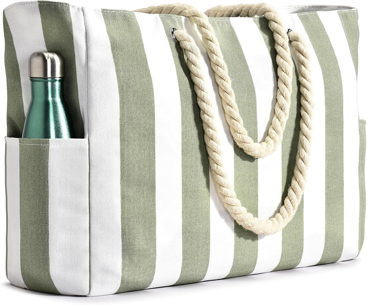 Polyester women's oversized beach tote, waterproof & sandproof for any adventure.