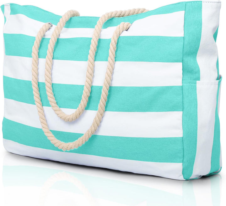 Utility women's beach bag, waterproof, sandproof & oversized for travel.