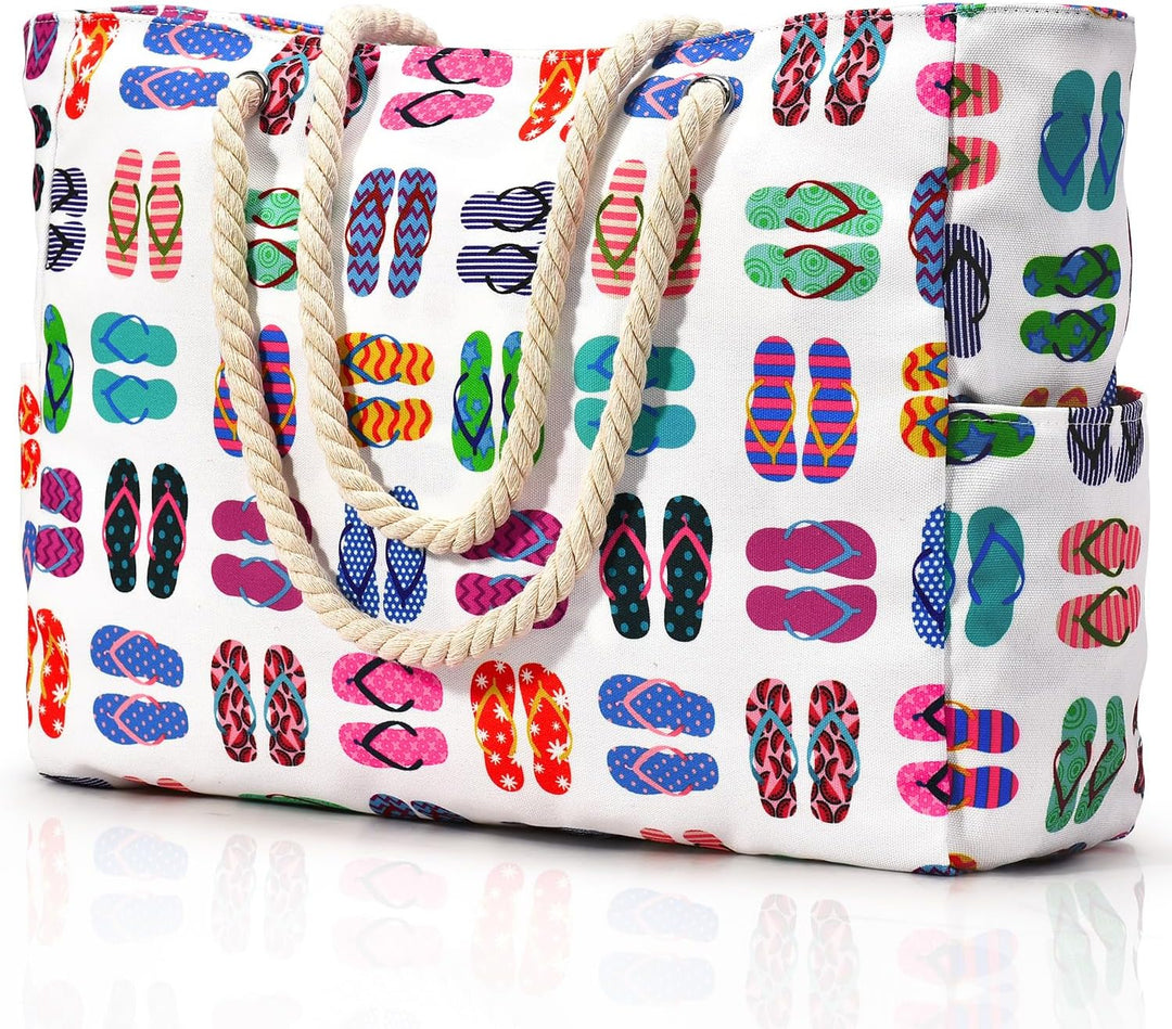 SandAway women's oversized beach tote, waterproof & sandproof for summer fun.