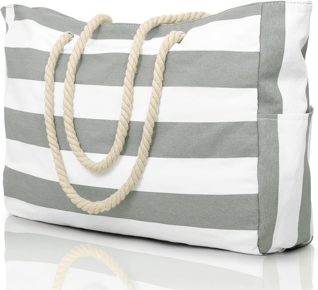 SandAway women's waterproof, sandproof, oversized beach tote for any trip.