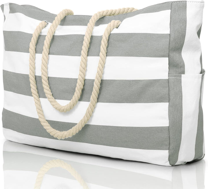 SandAway women's waterproof, sandproof, oversized beach tote for any trip.