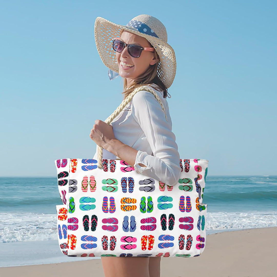 SandAway women's travel tote, waterproof, sandproof, oversized beach bag.