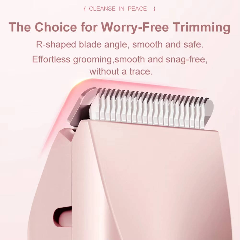 Achieve smooth skin with this dual-head electric bikini & body trimmer, designed for painless hair removal.