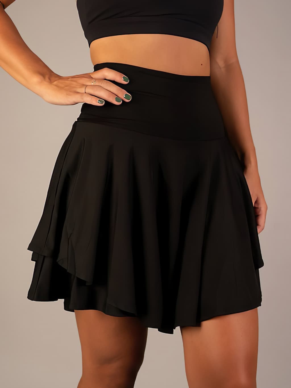 Versatile women's tennis skirt (skort) with shorts & pockets, suitable for sport & casual.