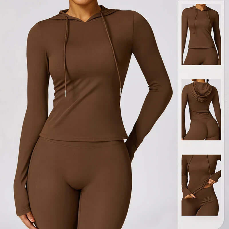Quick-dry women's activewear set for gym, yoga & running. High-performance, comfortable & breathable.