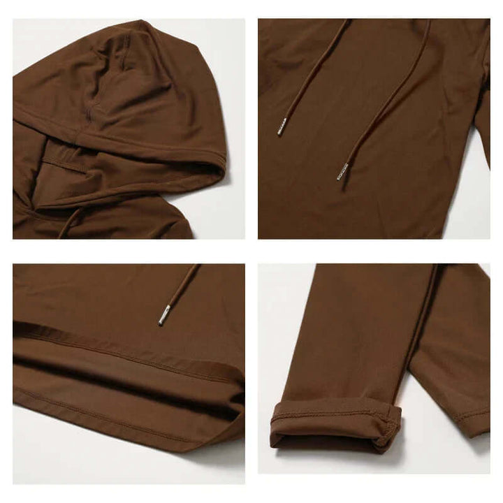 Women's active fitness apparel: quick-dry top & high-waist leggings. Ideal for intense gym sessions.