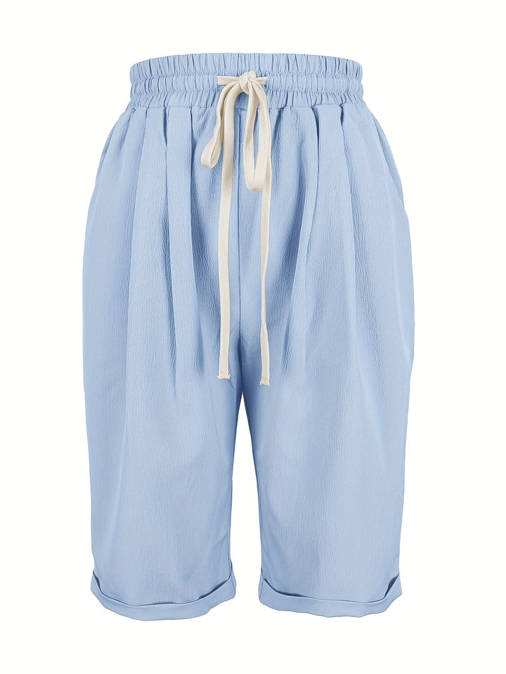 Stylish women's relaxed fit capri pants, perfect for everyday errands, travel, and warm weather.