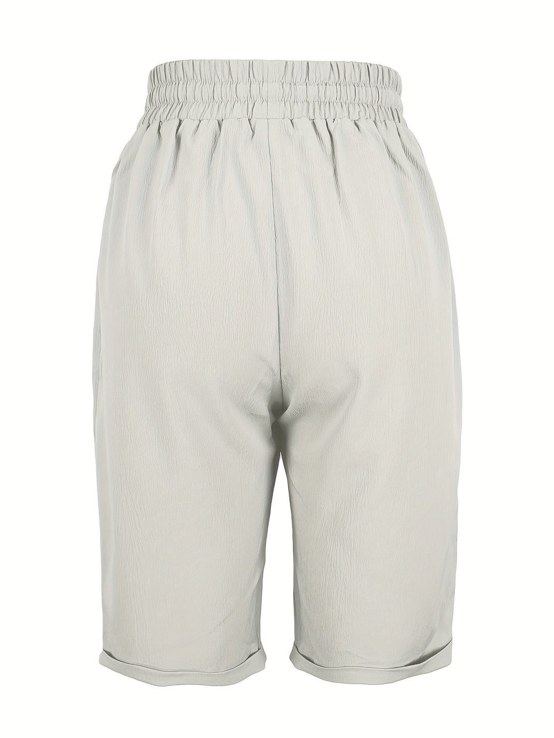 Black women's relaxed fit capri pants, versatile for everyday style & comfortable travel wear.