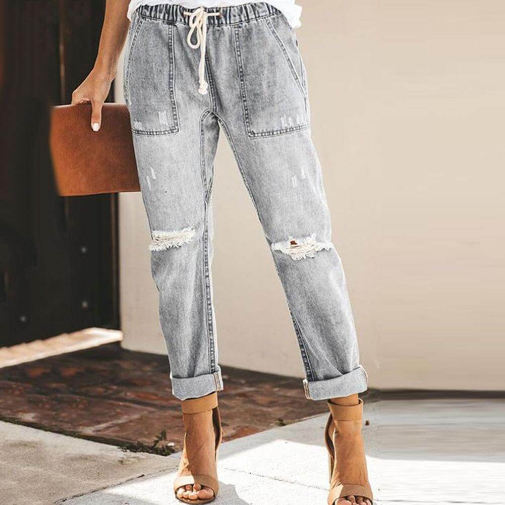 Comfortable women's relaxed fit pants for yoga, lounging, or casual everyday wear. Soft, stylish fashion.