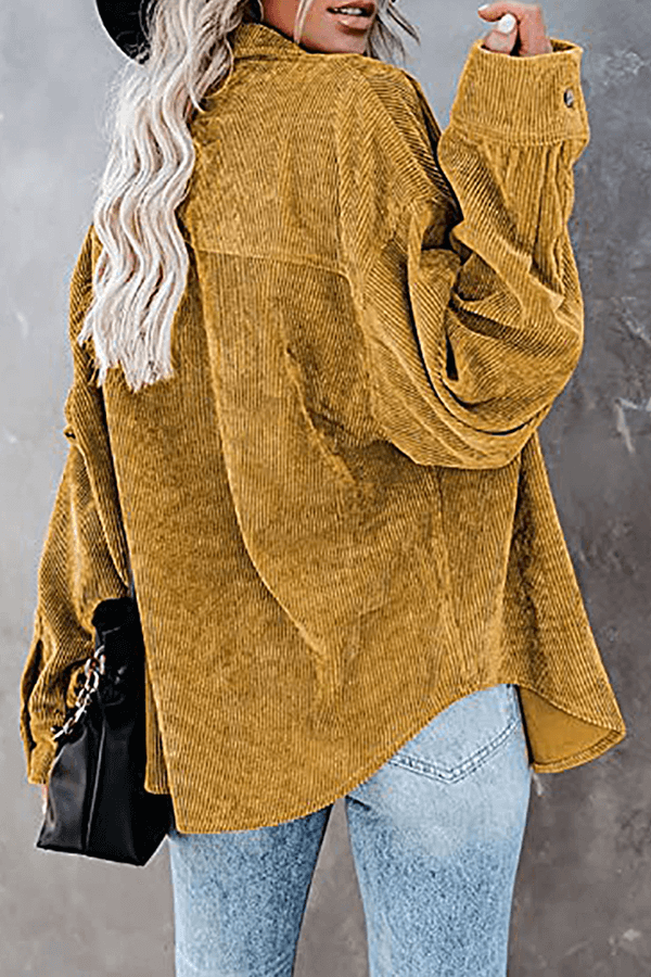 Versatile women's drop shoulder long sleeve top, relaxed for ultimate comfort and style.
