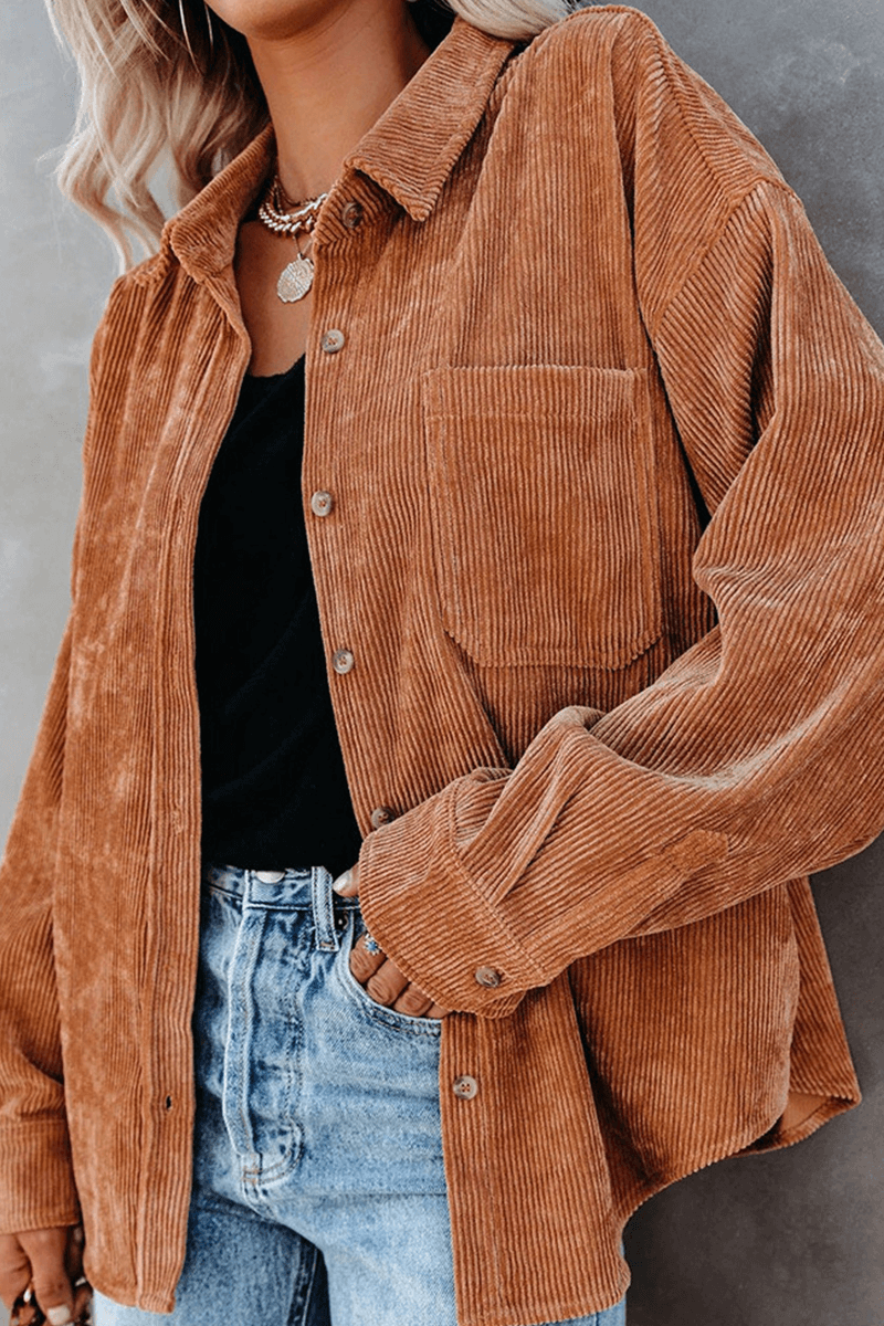 Women's winter fashion long sleeve top, relaxed fit, drop shoulder, casual and warm.