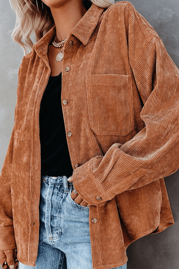 Women's winter fashion long sleeve top, relaxed fit, drop shoulder, casual and warm.